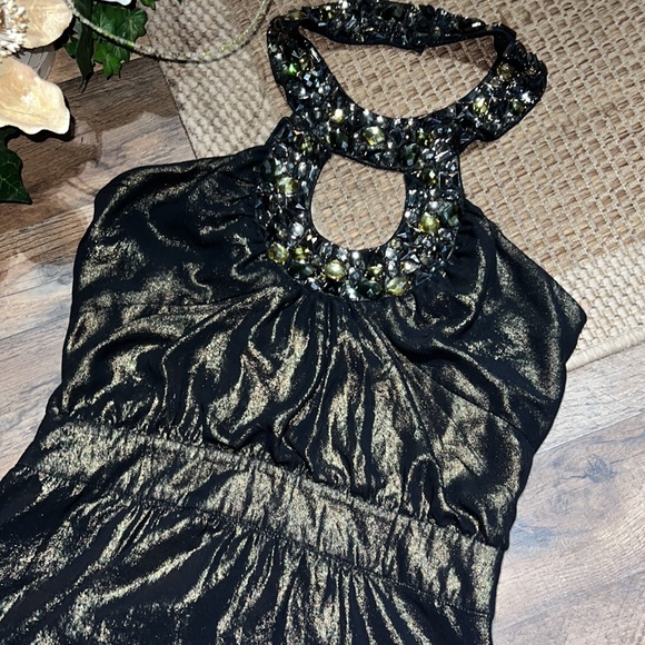 Bebe Rhinestone Halter Tops - Picture 3 of 4